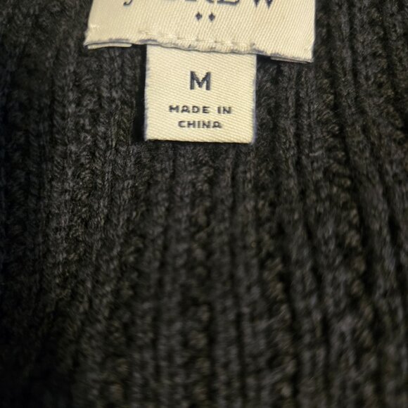 Short-sleeve lady cardigan sweater-Black and Ivory - Picture 2 of 2